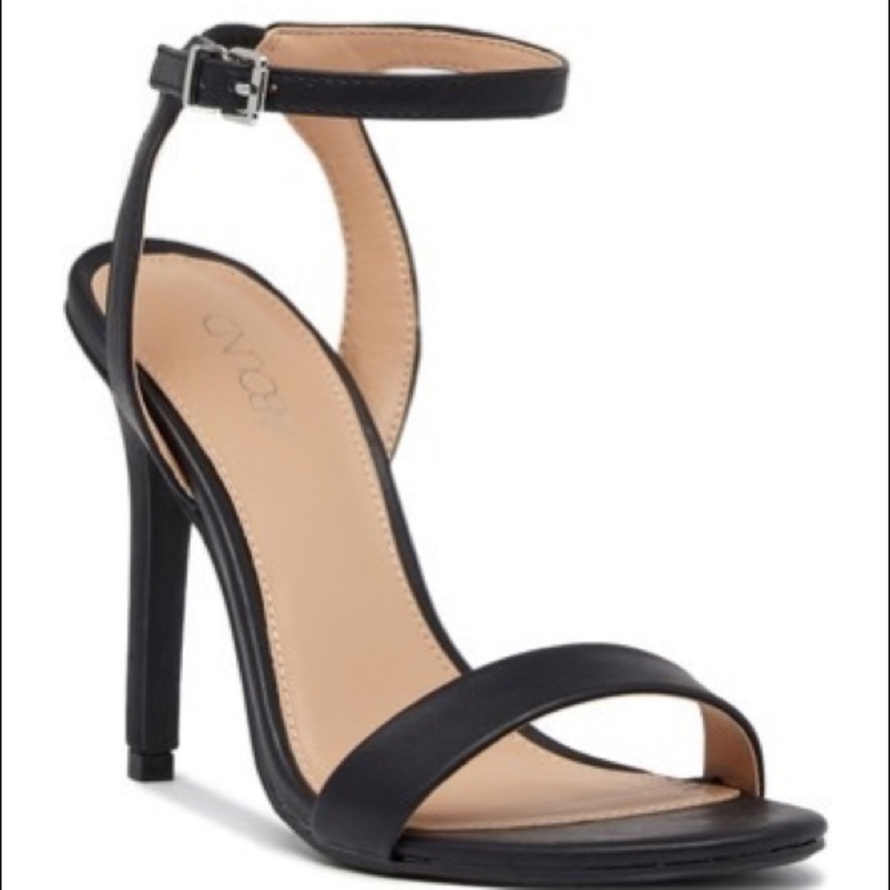 Abound Baxter Ankle Strap Black High Heels